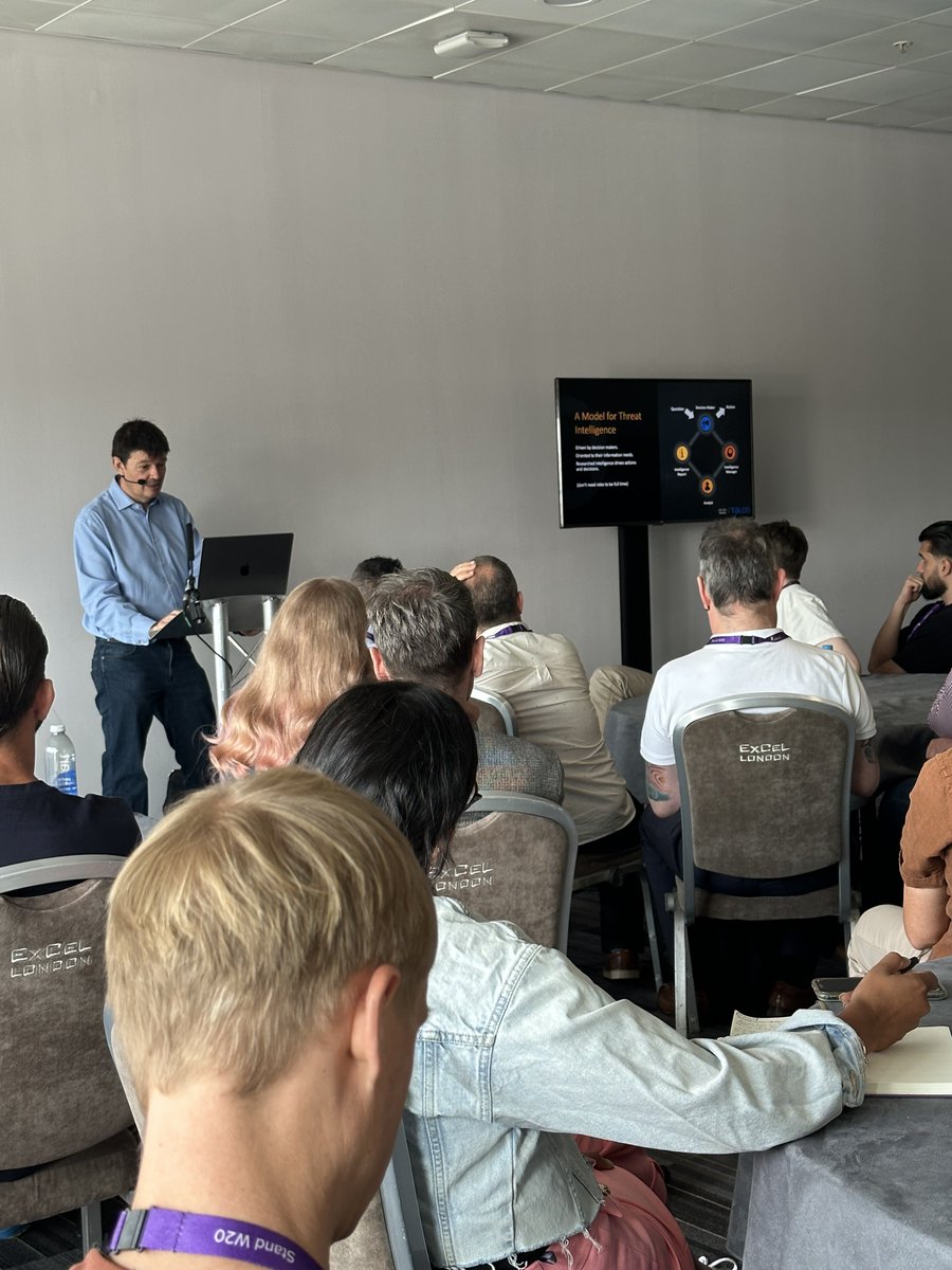 CiscoUKI's tweet image. Standing room only! 👀 Our own, @mlee_security gave a session on developing a cyber threat Intelligence programme at @Infosecurity Europe.

The insightful workshop ended with a book signing from Martin! ✍️ Pop by Cisco at stand K40 if you missed out!

#Infosec2023