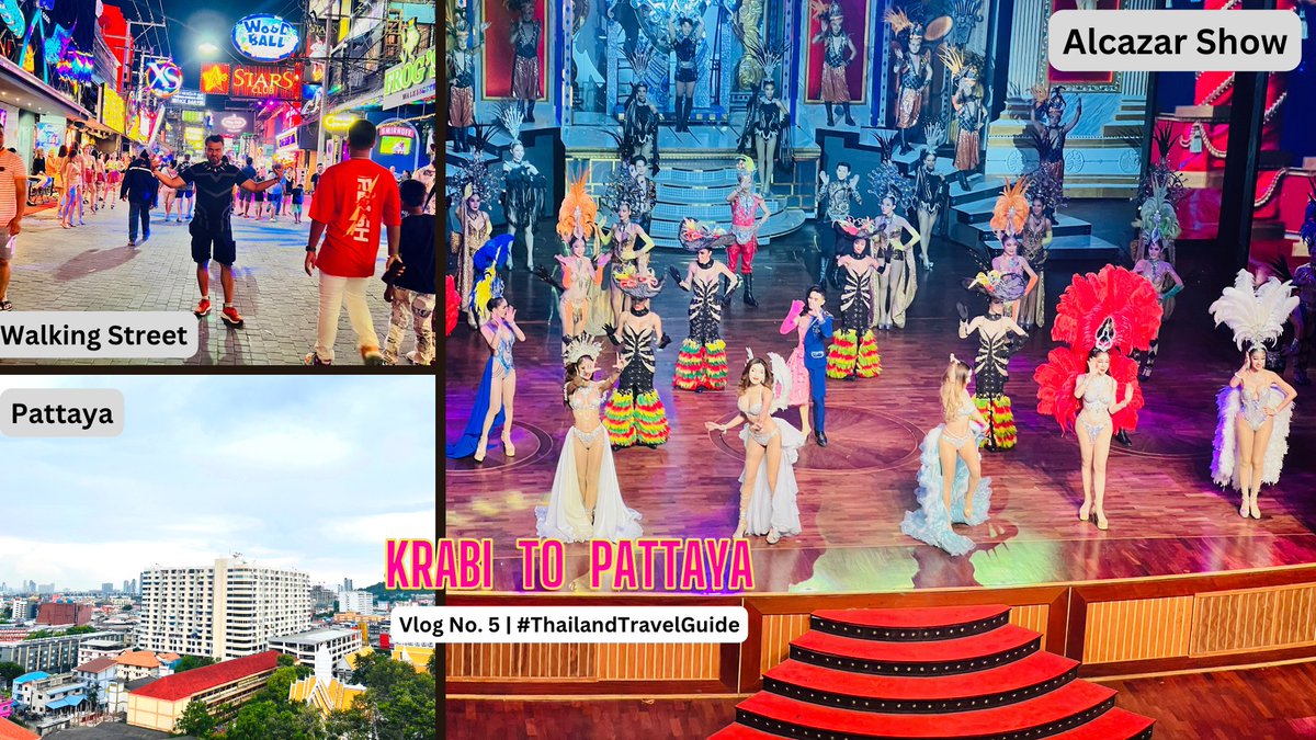 Krabi to Pattaya | Alcazar Show | Walking Street | Pattaya Nightlife is ... 
youtu.be/Lg39RUvB5zc via @YouTube 
@egadgets4u @ThailandTravel_ 
#ThailandTravelGuide