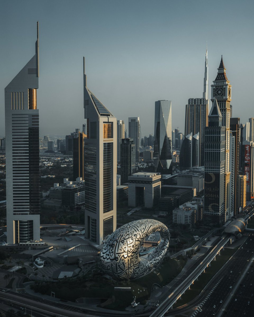 Museum of the Future-The most stunning building on earth. <a href="/MOTF/">Museum of the Future</a>  
The exterior of the museum is fascinating architecturally.Made out of 1444 steel plates, it’s the only architecture that has inscriptions on it. It’s Dubai’s pledge to the future with an eye on creations.

#Dubai