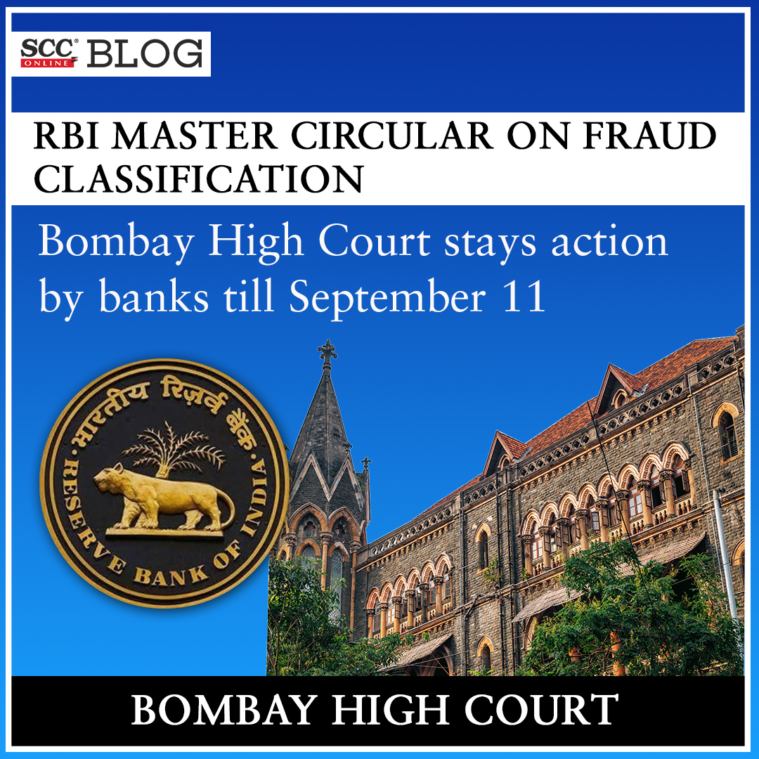 scconline_'s tweet photo. [RBI Master Circular on fraud classification] Bombay High Court stays action by banks till September 11
https://t.co/jupzbaIZ1I

#AudiAlteramPartem #bombayhighcourt #fraudbankaccount #mastercircular #RBICircular #RBIdirections #scconline #SCC #legalnews #legalknowledge https://t.co/An4x3y07H4