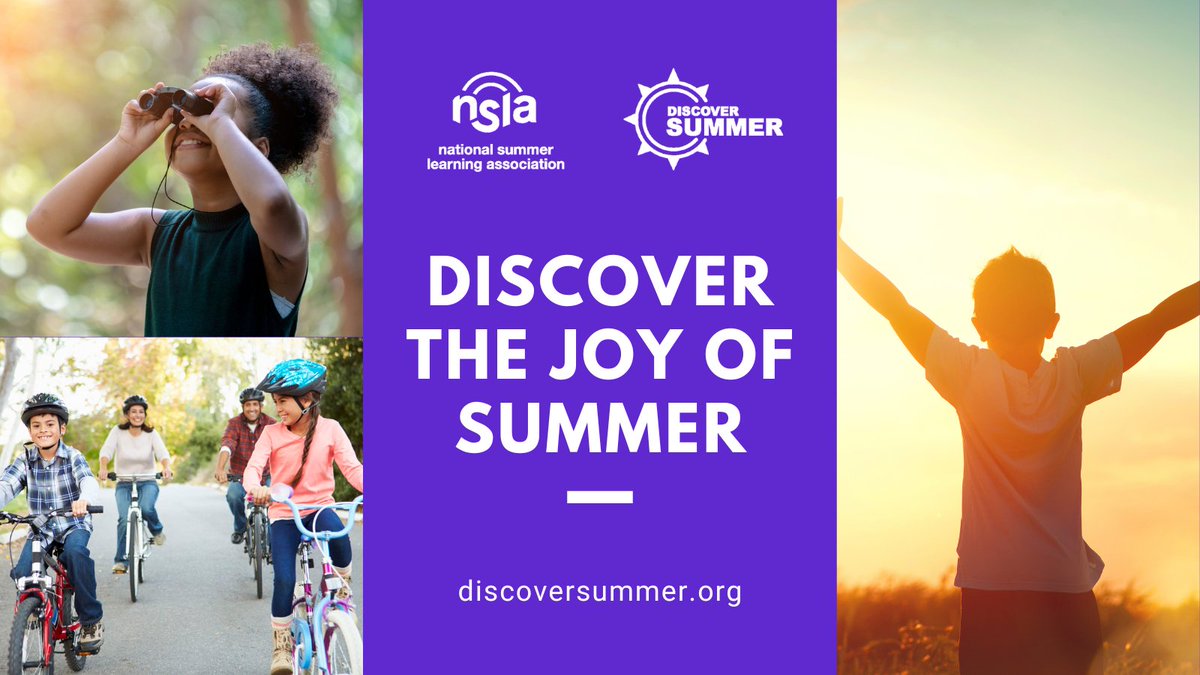 #DYK: When kids continue learning during the summer, they are healthier, safer, &amp; more prepared for the school year ahead.

<a href="/summerlearning/">summerlearning</a> has resources for families to keep the learning going throughout summer break: discoversummer.inplay.org #FirstDayOfSummer