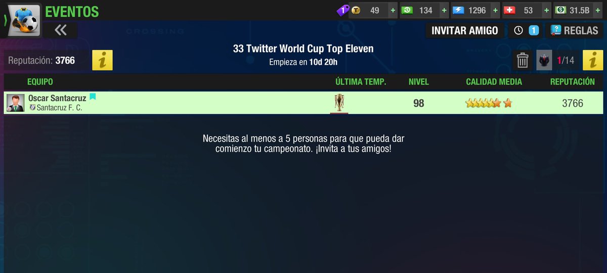 33 Twitter World Cup <a href="/topeleven/">Top Eleven</a> &amp; <a href="/nordeus/">Nordeus</a> 🏆

Para unirte a él, usa este código: 
👉 02G6X8
👉 topeleven.onelink.me/topeleven/b919…

¡Juguemos juntos! ⚽🏃

#Ecuador #TopEleven #Gaming #Gamer #socer