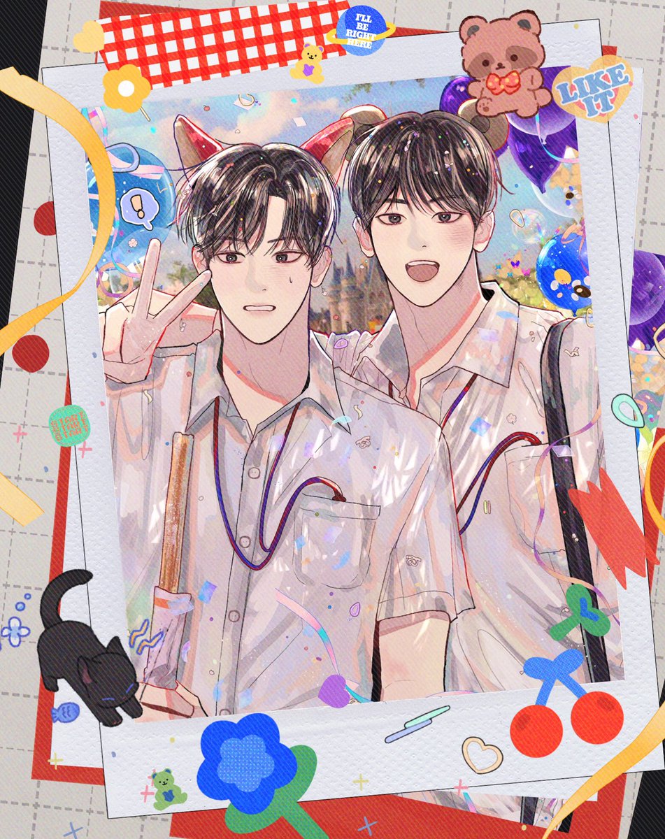 빵준 놀이공원 데이트  。。ⓒ  곰곰 님