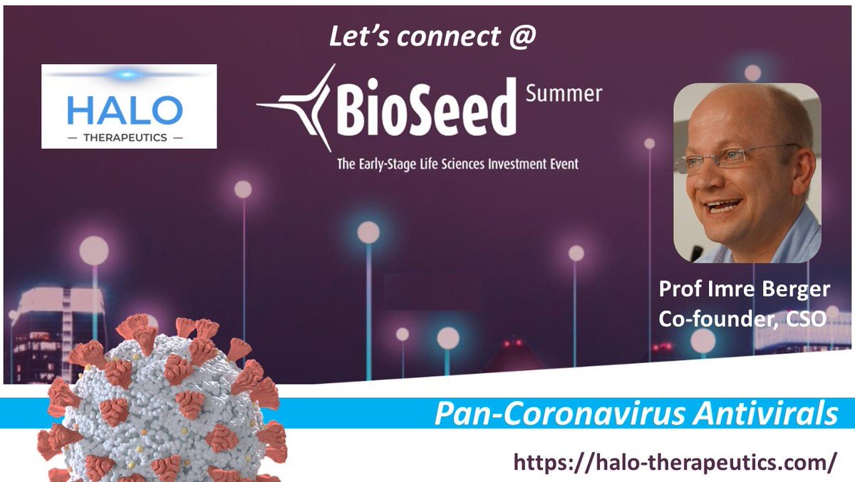 Meet Halo CSO Imre Berger @ Bioseeds Summer Investor event June 26, Reading.
<a href="/BioSeedEvent/">BioSeed®</a>  @Berger_labs