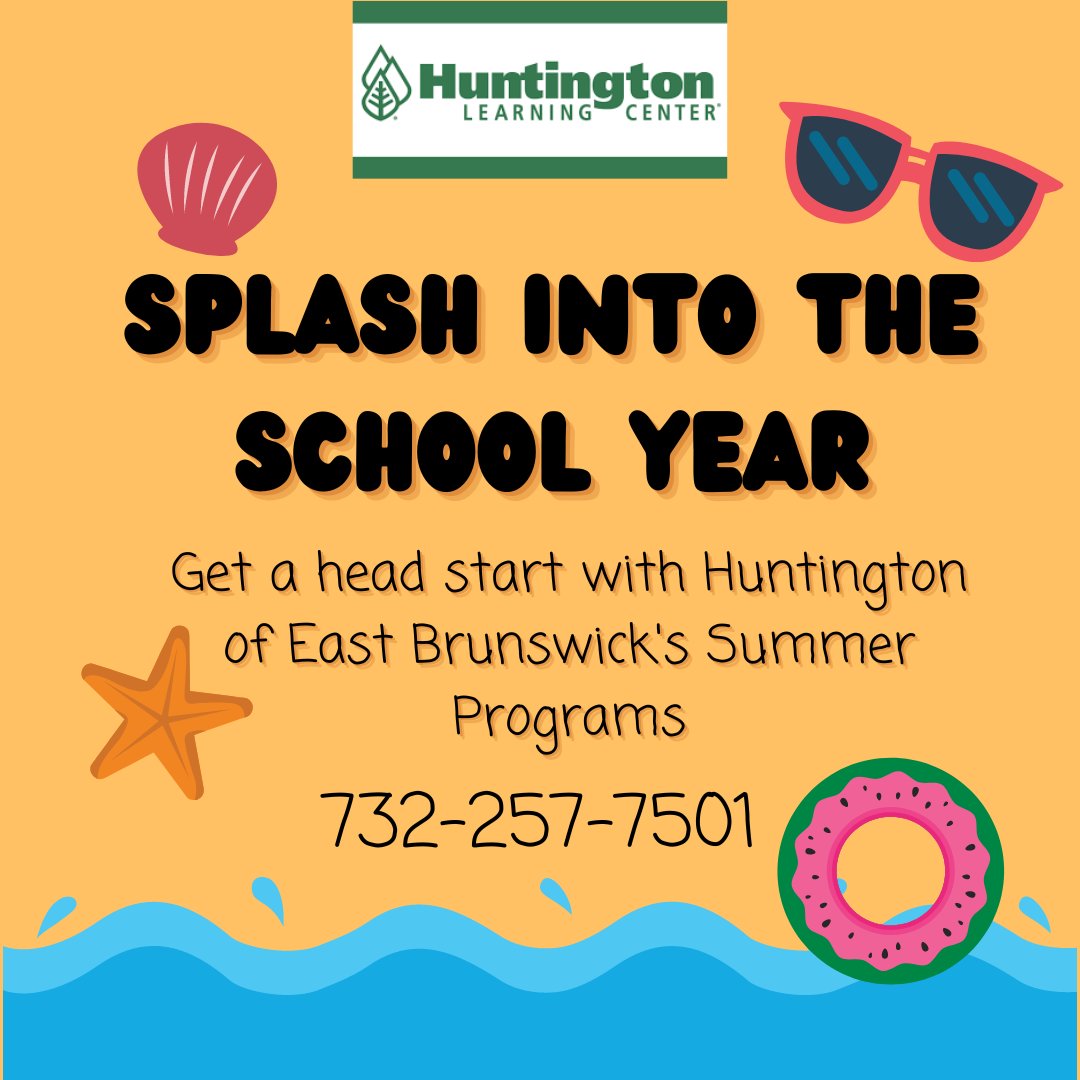 Happy First Day of Summer! #huntington #tutor #learningcenter #examprep #newjersey #eastbrunswick #middlesexcounty #readingadventure #students #school #summerprogram