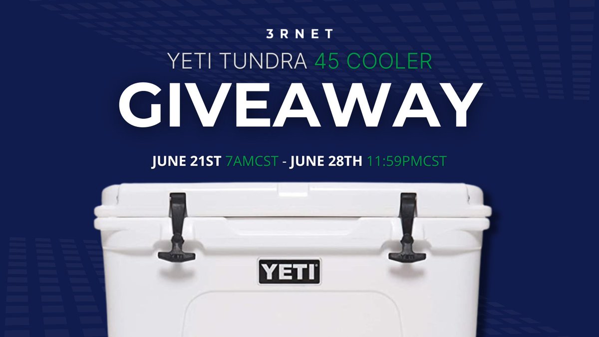 📢 FOURTH OF JULY #GIVEAWAY 📢

The #3RNET team is thrilled to announce our VERY FIRST GIVEAWAY! Just in time for the #FourthofJuly, we are going to be giving away a #YETI COOLER!

HOW TO ENTER:

👉 Follow 3RNET’s page 
👉 Favorite this tweet
👉 Retweet this tweet

GOOD LUCK! 🎉