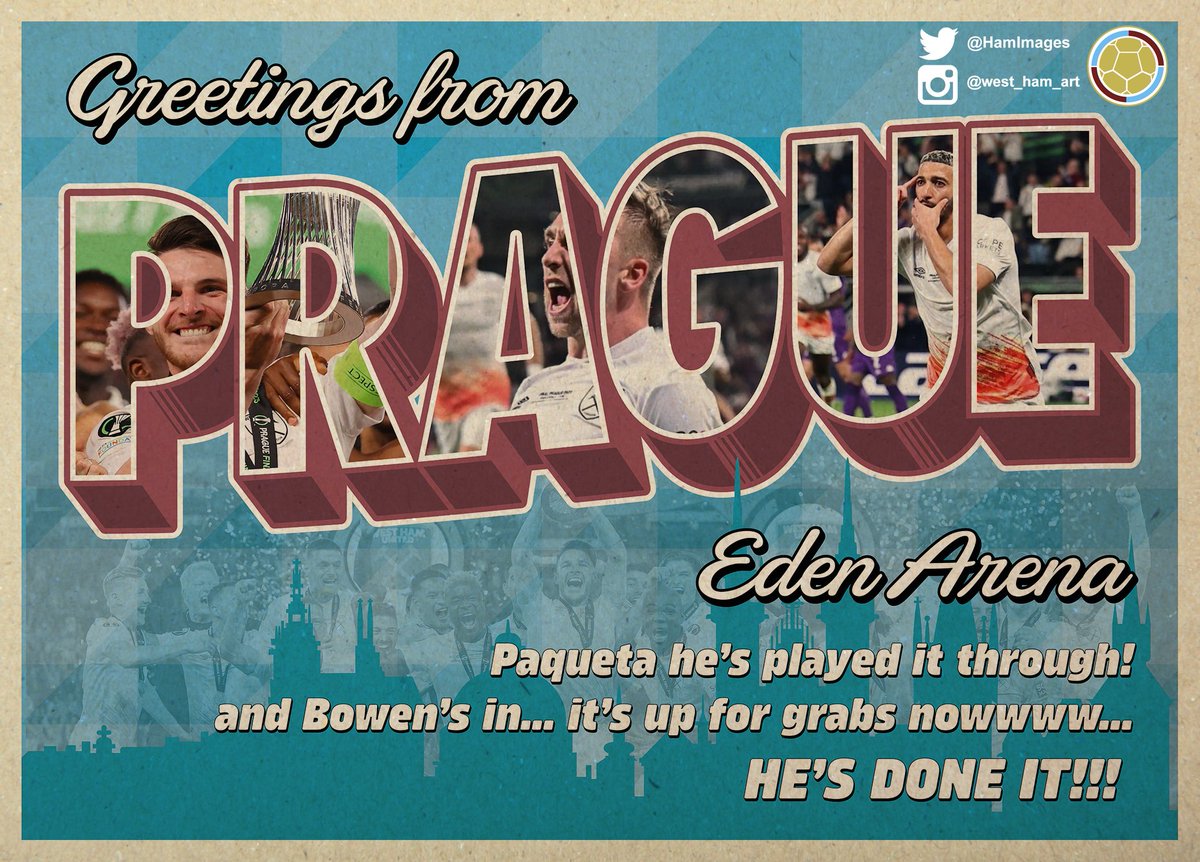 Greetings from Prague! 

If you like my work please give it a retweet, I'd like to pick up so new West Ham followers!

👉 bit.ly/43RyYj0 ⚒️