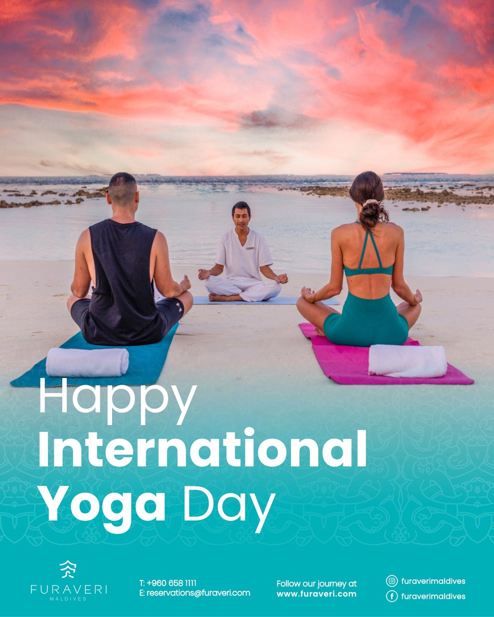 Join us in celebrating the profound benefits of yoga and unlock a deeper sense of well-being. Happy International Yoga Day! 🧘‍♀️🌎

#furaveri #furaverimaldives #manymemories