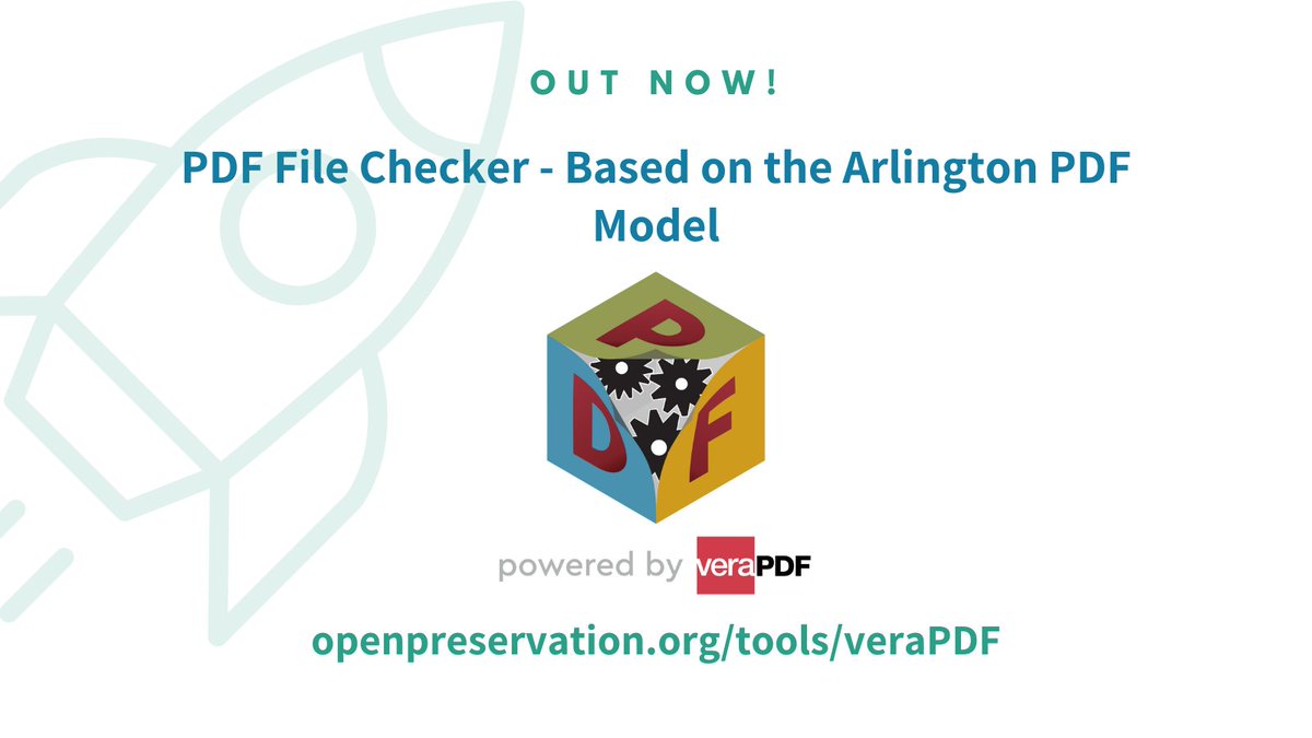 OPF are excited to announce a new veraPDF-powered application... the PDF File Checker based on the Arlington PDF Model! An invaluable resource for anyone developing or testing PDF tools! Read about the development here: openpreservation.org/news/developme… #digitalpreservation #veraPDF