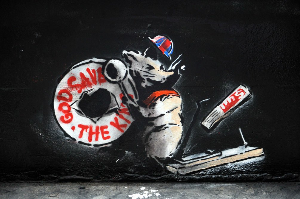 Even Banksy knows the Orange Order are vermin.