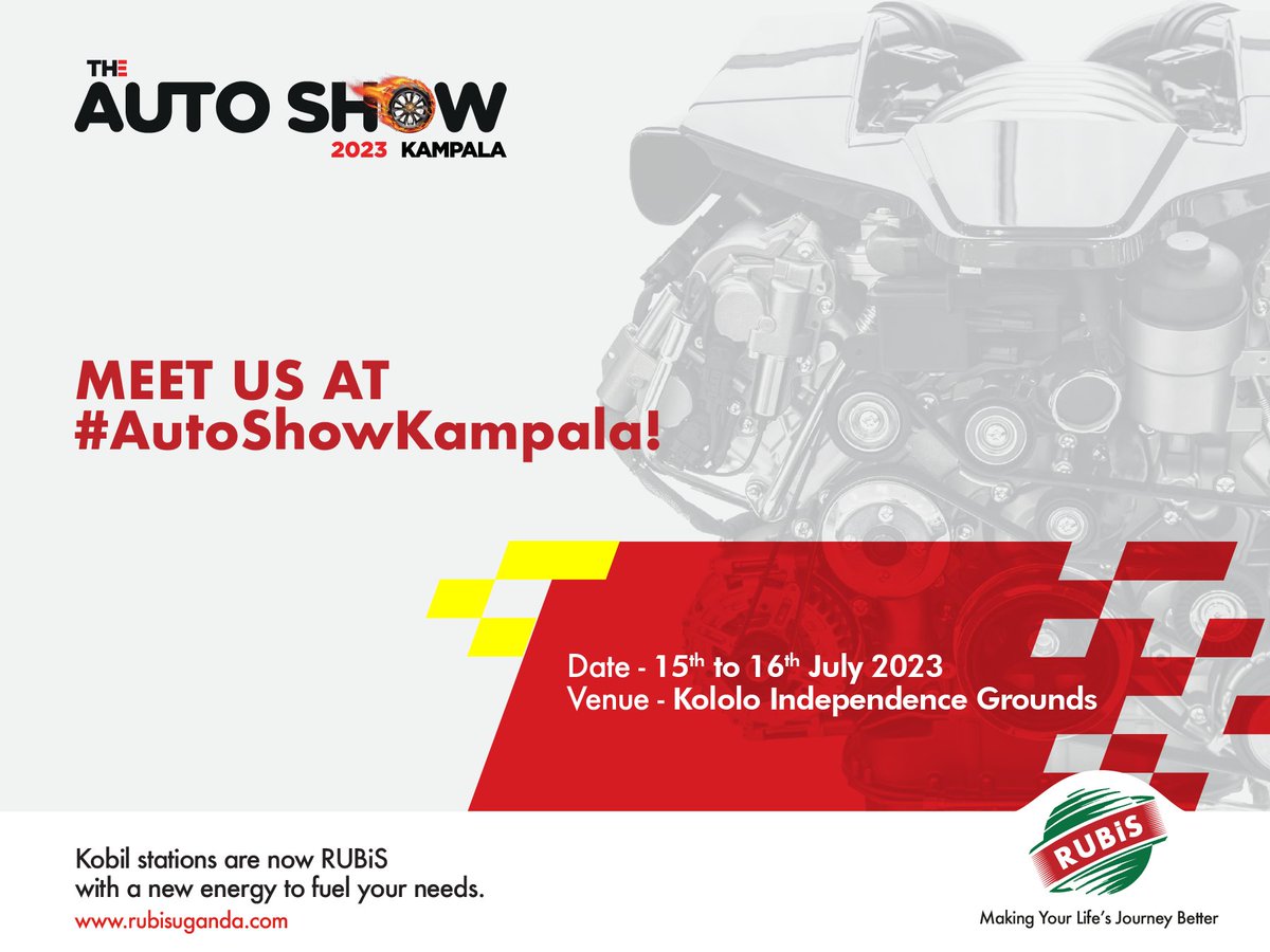 This July, get ready for an #UltraTec experience! Come by the #AutoShowKampala on the 15th and 16th and learn more about our high-quality, high-performance fuel products that will help you improve vehicle engine cleanliness and performance.