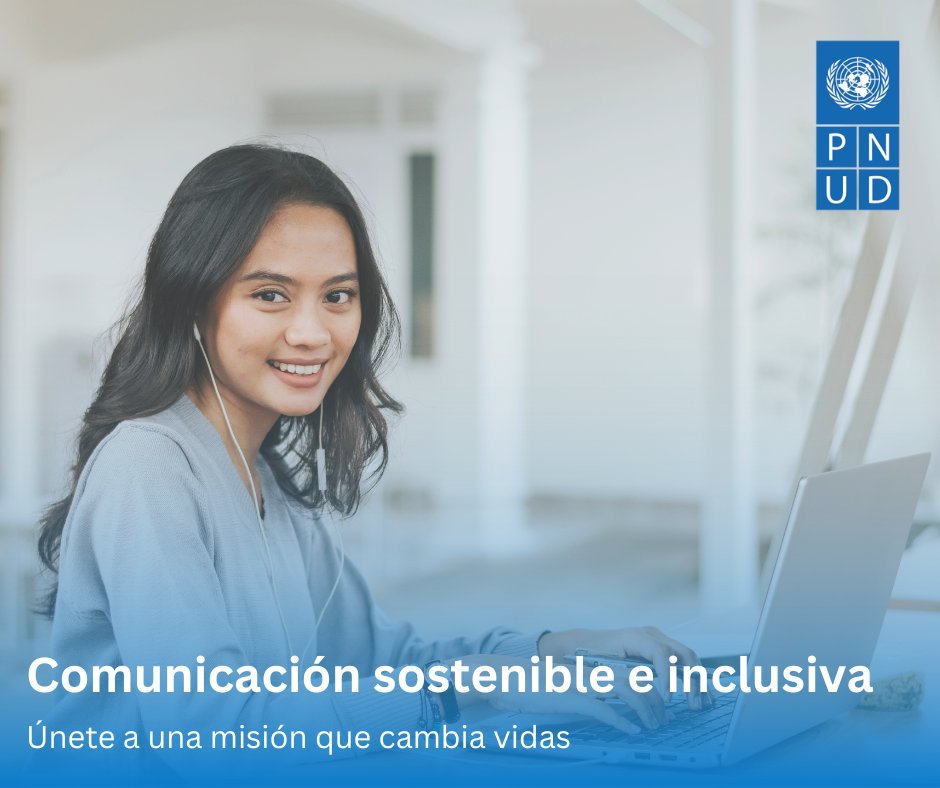 PNUDLAC's tweet photo. 🟢 #PostulaAhora
¿Te interesa la comunicación y la igualdad de #género?
¡No te pierdas esta NUEVA oportunidad laboral!
Postula aquí: https://t.co/tJ1gIW0bjN https://t.co/jIsr4rLHjI
