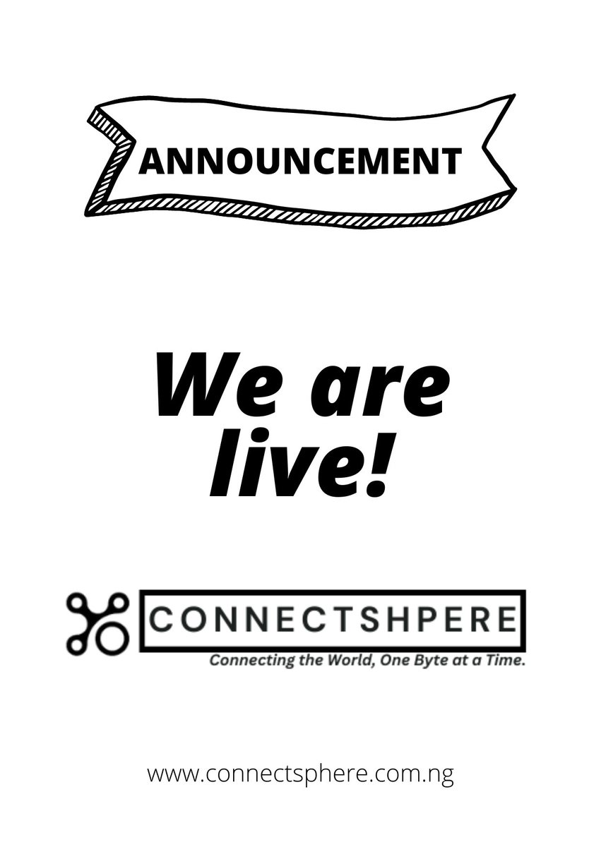 ConnectPay_hq's tweet photo. π Exciting news! ConnectSphere is now LIVE at https://t.co/Ok7KPxLkVb! ππ
Experience seamless global connectivity with us. Say goodbye to barriers and hello to unlimited possibilities. Join us today at https://t.co/Ok7KPxLkVb.
#ConnectSphere #SeamlessConnectivity https://t.co/lPPfYP2SZk