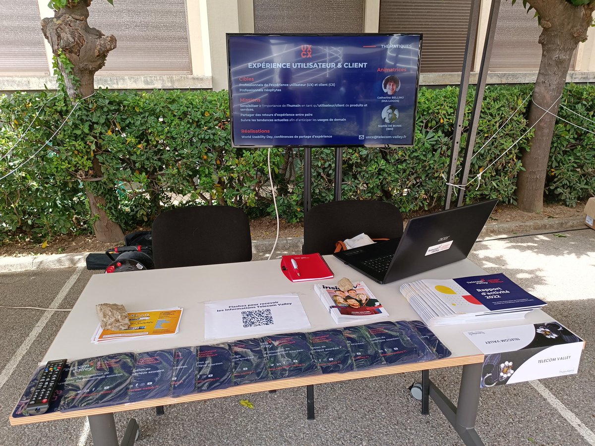 TelecomValley's tweet image. Aujourd&apos;hui nous sommes chez notre adhérent @Thales_Alenia_S pour promouvoir les avantages de Telecom Valley pour les salariés et notamment l&apos;#AzurTechSummer dans 2 semaines