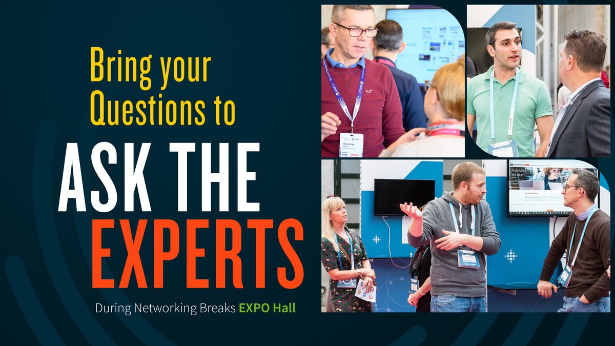We have experts ready and waiting to help with #PowerApps, #Dynamics365, #AI, #PowerAutomate, #PowerVirtualAgents, #PowerBI and more. 
Sit down face to face with an expert to receive advice and/or solutions to your problems! 
View the agenda here ➡️ sharepointeurope.com/ask-the-expert…