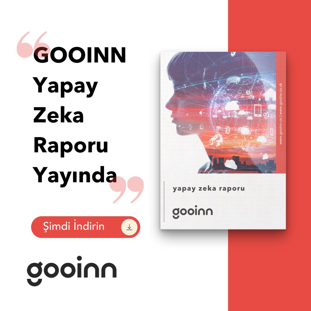 Yapay zeka tanımı, tarihçesi, pazar durumu, kullanım alanları, bilinmesi gereken en önemli terimler, yapay zekada popüler örnekler, Türkiye'den yapay zeka girişim örnekleri ve öne çıkan trendler gibi konu başlıklarının yer aldığı raporumuza ulaşmak için👇
mailchi.mp/gooinn/yapayze…