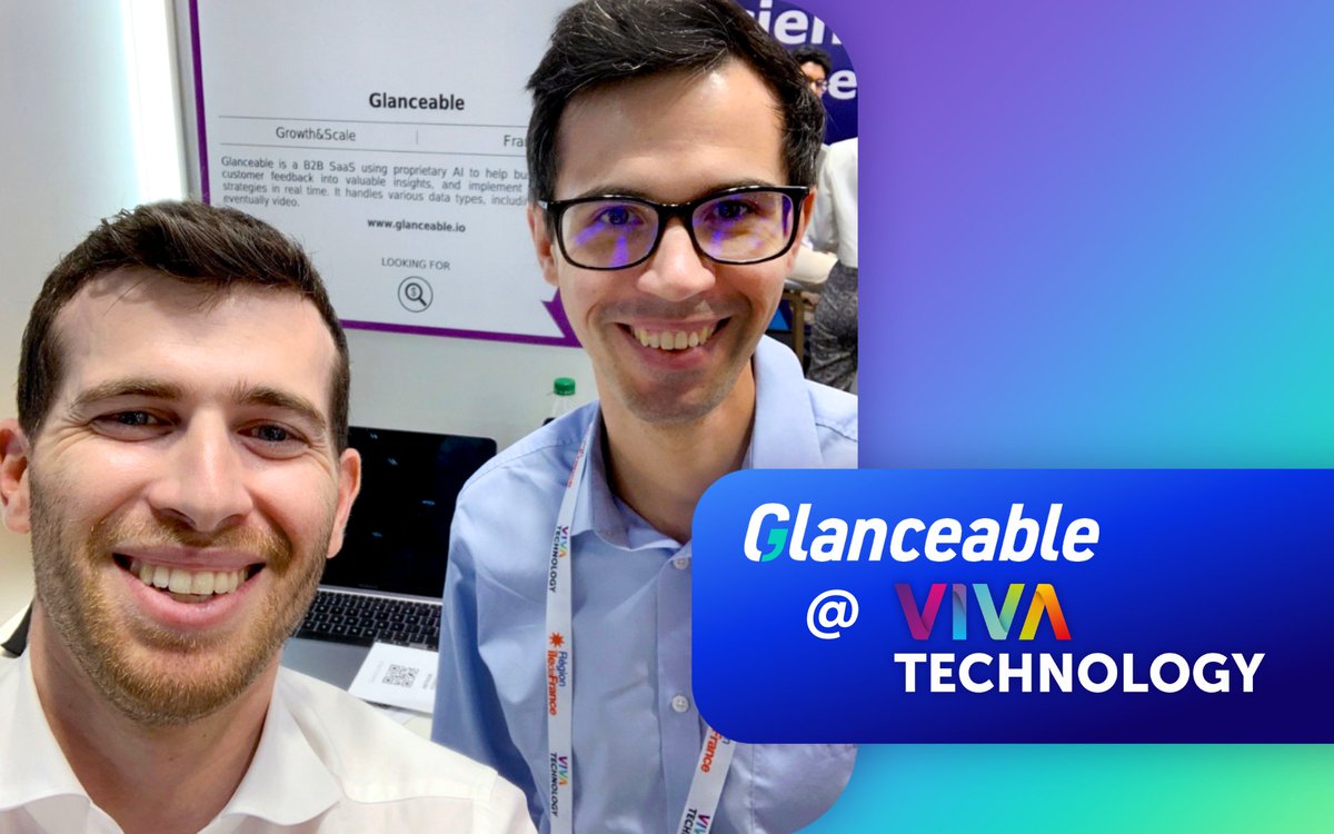 Glanceableio's tweet photo. Nous sommes extrêmement fiers d’avoir été l’une des 21 startups représentant l’ Institut Polytechnique de Paris à Vivatech 2023. Merci, Vivatech, pour cette expérience enrichissante.
#Vivatech2023 #InstitutPolytechniquedeParis #Glanceable #InnovationTechnologique @IP_Paris_ https://t.co/nw3xTCkGUr