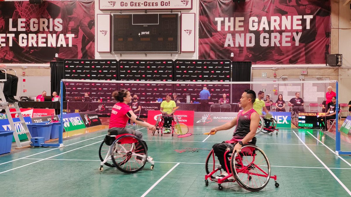 #Proud.                         
Sep Prem Kumar Aale, resident of #PRC, #Pune participated in #Canada #Parabadminton International  2023 tournament at #Ottawa, from 14th to 18th Jun & Won GOLD Medal in XD- WH1- WH2 Category.
#badminton 
#MissionOlympics