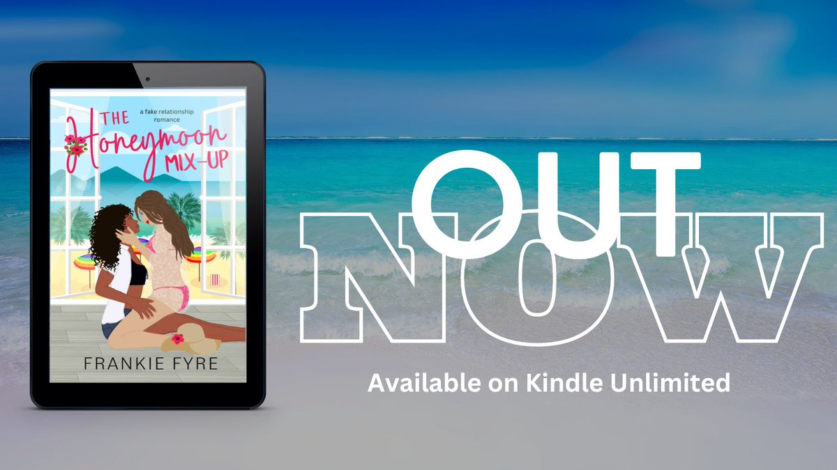 🚨The Honeymoon Mix-Up is available now!! 🔥🔥Can you please help me spread the word? Thanks so much!❤️‍🔥 Happy release day Basil and Caroline!🌈 **The cover gets me every time** 😍 Link: tinyurl.com/TheHoneymoonMi… #wlw #PrideMonth #sapphic #lesfic #amreadingromance