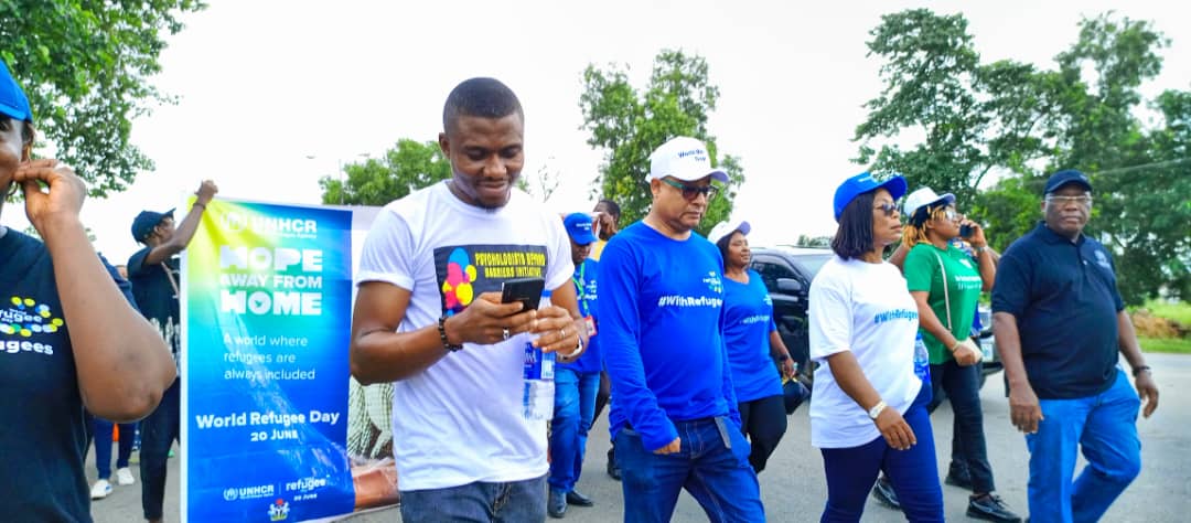fjdpnigeria's tweet photo. FJDP Akwa-Ibom Field office in collaboration with UNHCR commemorated the World Refugee Day yesterday in Uyo with a road walk.
UNHCR with FJDP were joined by the deputy Governor of Akwa Ibom state,SEMA DG & the Director of Admin SEMA for the event.
#ThisIsFjdp
#WRD2023 https://t.co/jFWHnTqcCY
