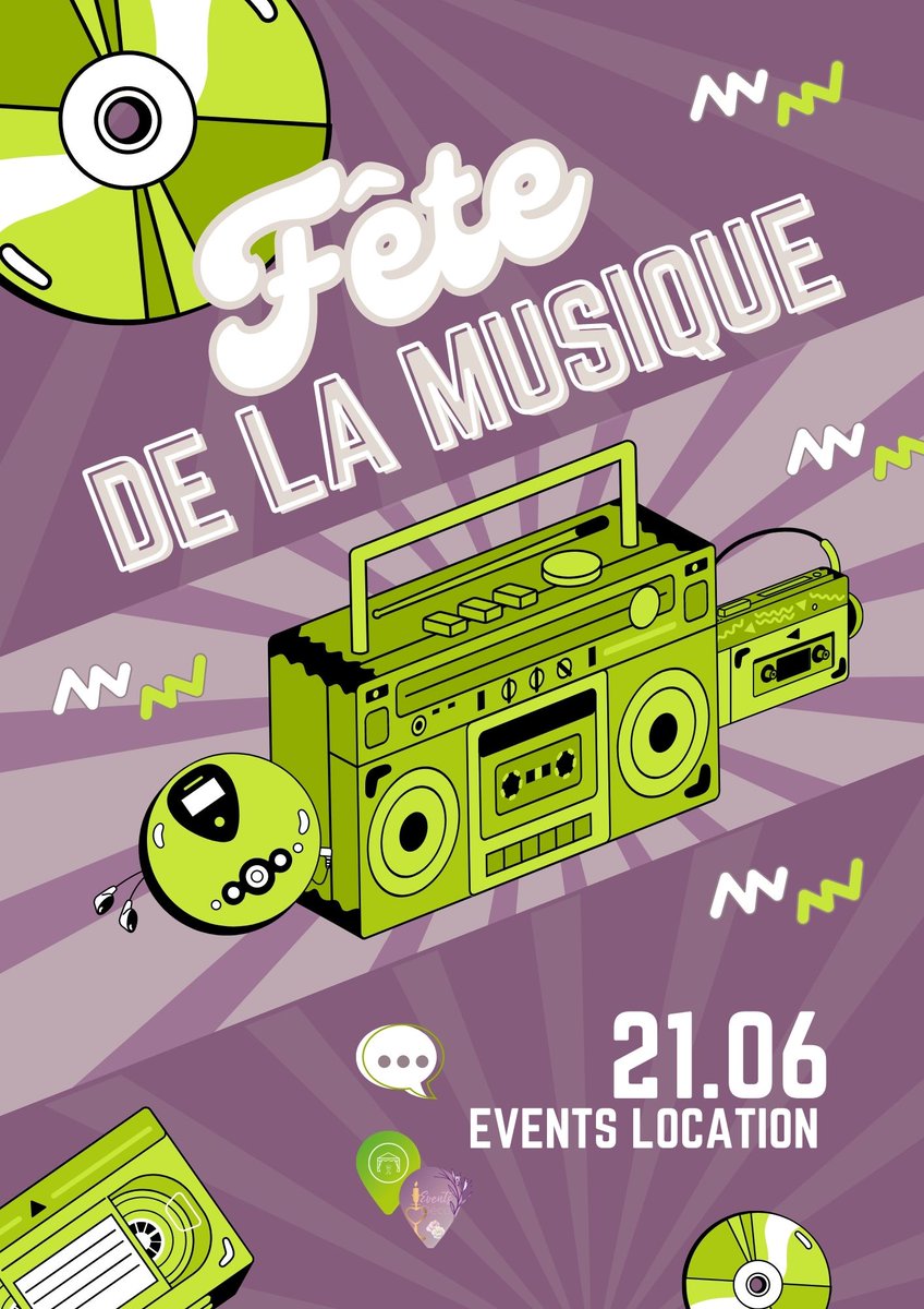 e_location77's tweet photo. Tout l'équipe Events Location vous souhaite une bonne #FeteDeLaMusique ! https://t.co/YFqA33w8i5