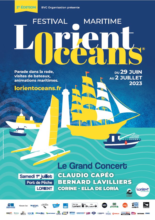 ⚓🇫🇷 Du 30 juin au 2 juillet, nous serons présents pour la 2ème édition du festival Lorient Océans. Nous y animerons notamment des ateliers d’échanges pour vous parler de nos métiers avec également des démonstrations de certaines de nos activités alors n’hésitez pas ! #navgeek