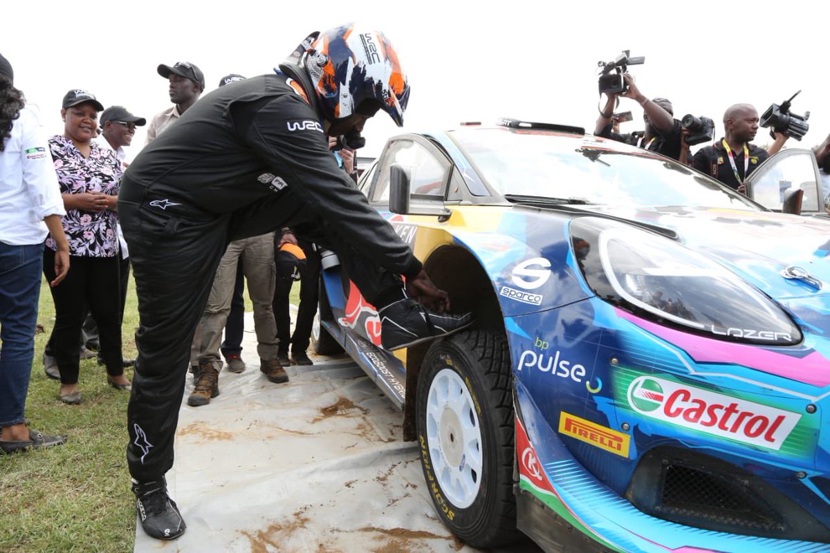 Getting ready for the thrilling experience #WRCSafariRally2023 #MagicalKenya