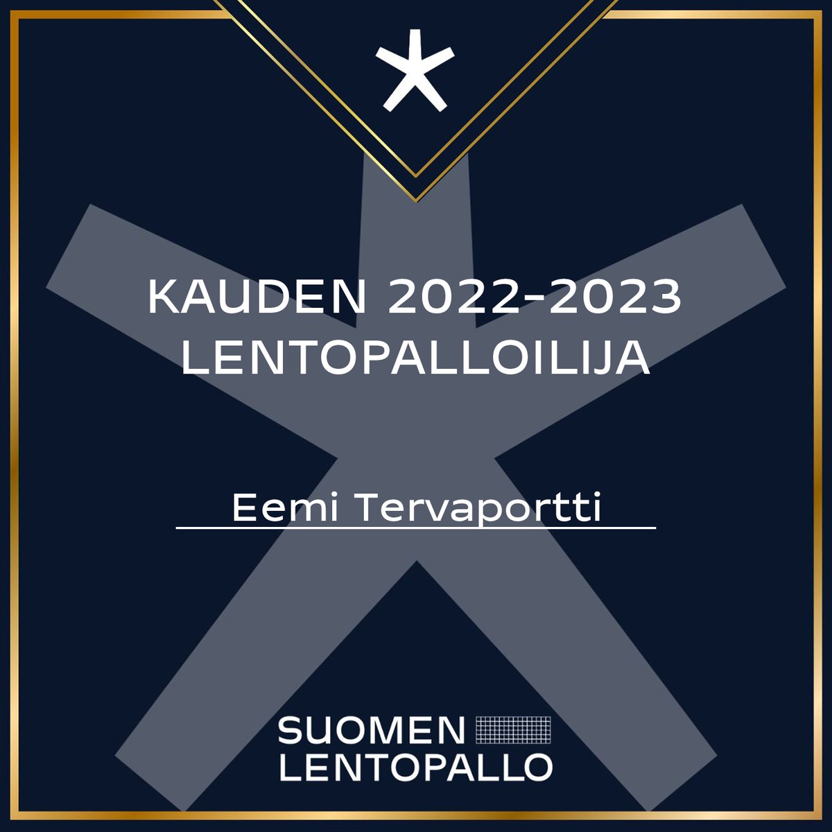 🌟Kauden lentopalloilija - EEMI TERVAPORTTI🌟

Mestarien liigan hopeamitalisti ja Puolan mestari on kauden paras lentopalloilija Suomessa. Tervaportti saa toisen kerran nyt kauden lentopalloilijalle annettavan ikuisesti kiertävän Matsudaira Cupin.🏆

#lentopallo #volleyball