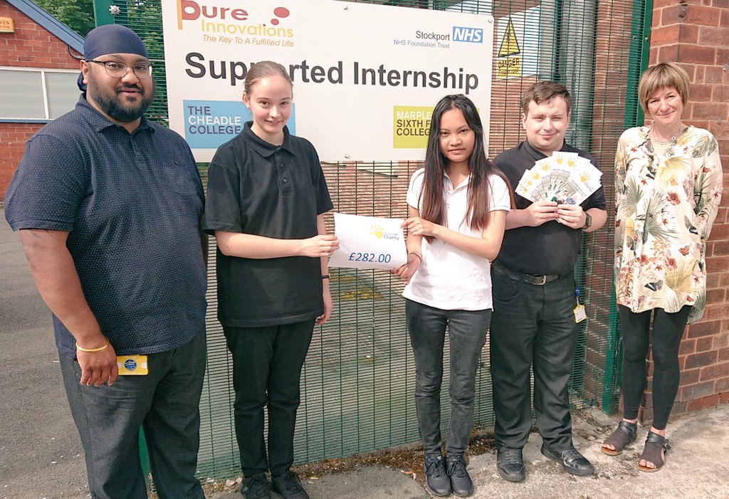 It was a pleasure to meet our enthusiastic interns again this morning! The team worked their magic recently and raised a fantastic £282.00 to help us enhance future patient care <a href="/StockportNHS/">Stockport NHS FT</a> ♥ 

<a href="/daljet86/">Daljet</a> <a href="/DawnMacroArt/">DawnMacroArt</a>
<a href="/CheadleCollege/">The Cheadle College</a> <a href="/LJGamm/">Lisa Gammack 💙</a>