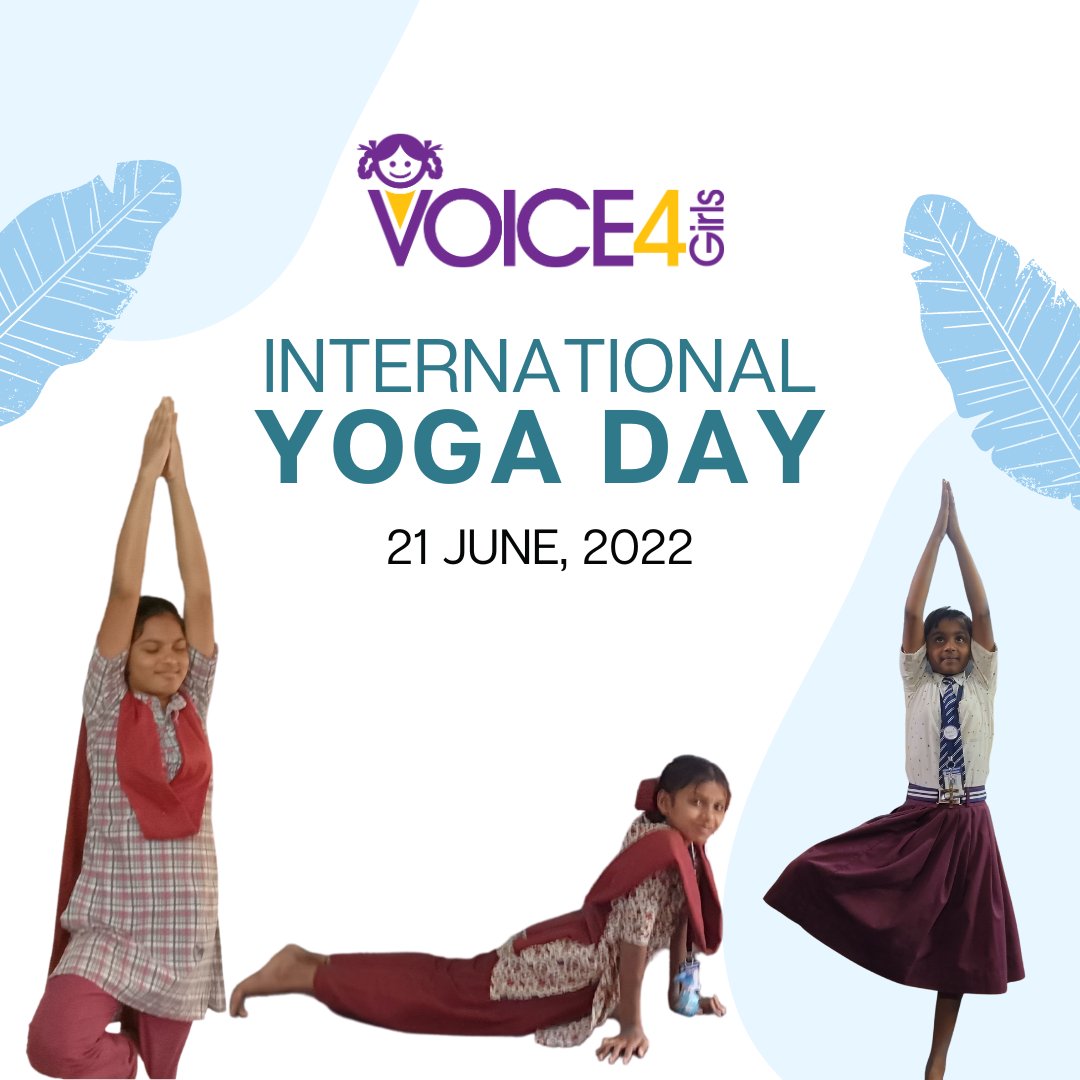 VOICE wishes everyone a very happy International #yoga day! Through our camps, we not just inculcate habits of a healthy mind, but also a healthy mind and their interconnectedness. #internationalyogaday #2023 #healthymind #mindfulness #healthypractices #voice4girls