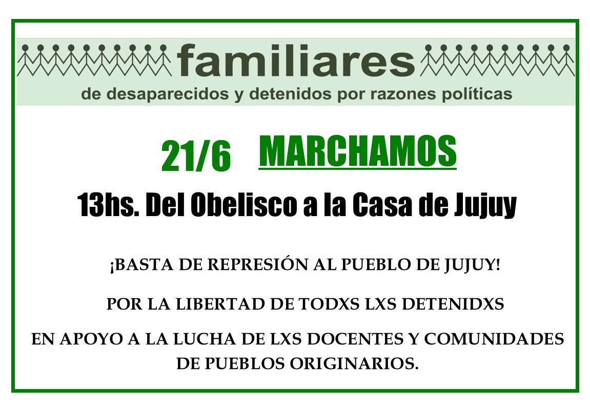 #BastaDeRepresión al pueblo de Jujuy!
Libertad a todxs lxs detenidxs!