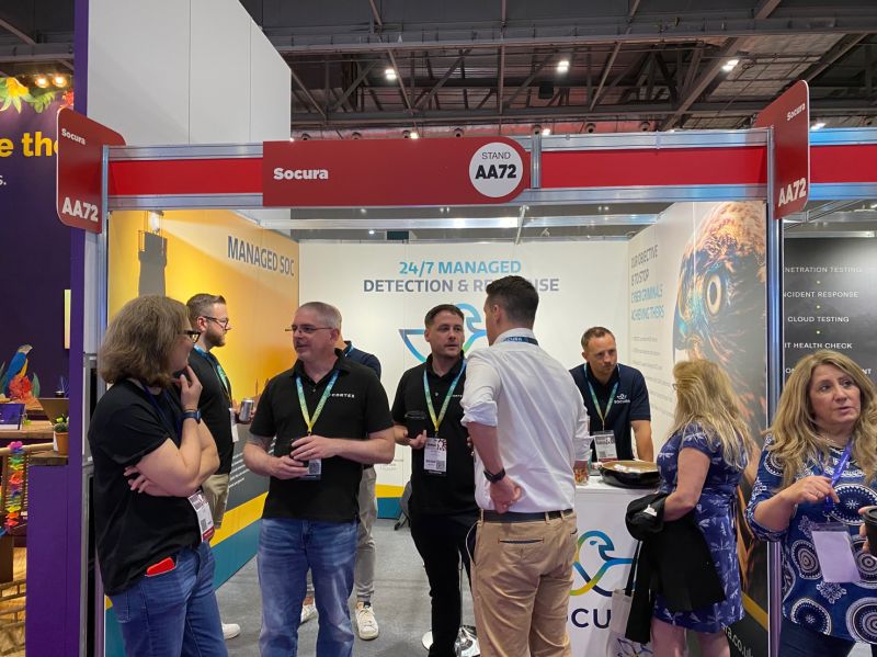 Day 2 at @Infosecurity and it’s shaping up to be another busy day. If you’re at the show please pop by and speak to @AndyKays, @jamiebrummell and @thisismattford on stand AA72. #InfosecEurope @ExCeLLondon