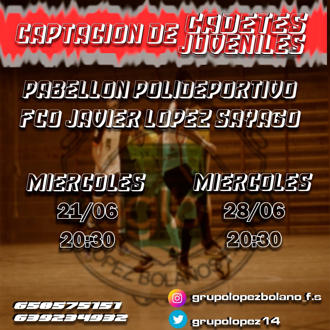 Temporada 23/24

Captación Base

Hoy  a las 20:30 horas tendremos las primeras pruebas para categoría Cadete y Juvenil de cara a la temporada 23/24. Si quieres formar parte de nuestro club anímate 💪🏻🤍🖤❤️

#Elsueñocontinua 
#Formandoelfuturo
#123👼🏻2💫🤍🖤❤️