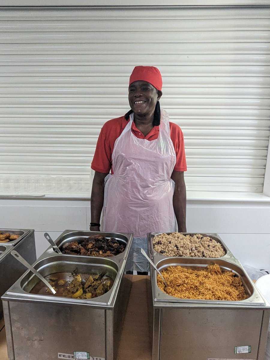 JoLTaylor2022's tweet photo. Enjoying our Windrush75 celebration @MTWnhs with a steel drummer. Caribbean food, personal stories from our own Valerie George and a fantastic documentary created by @HBowlerIrvine https://t.co/mTelzOYtdd