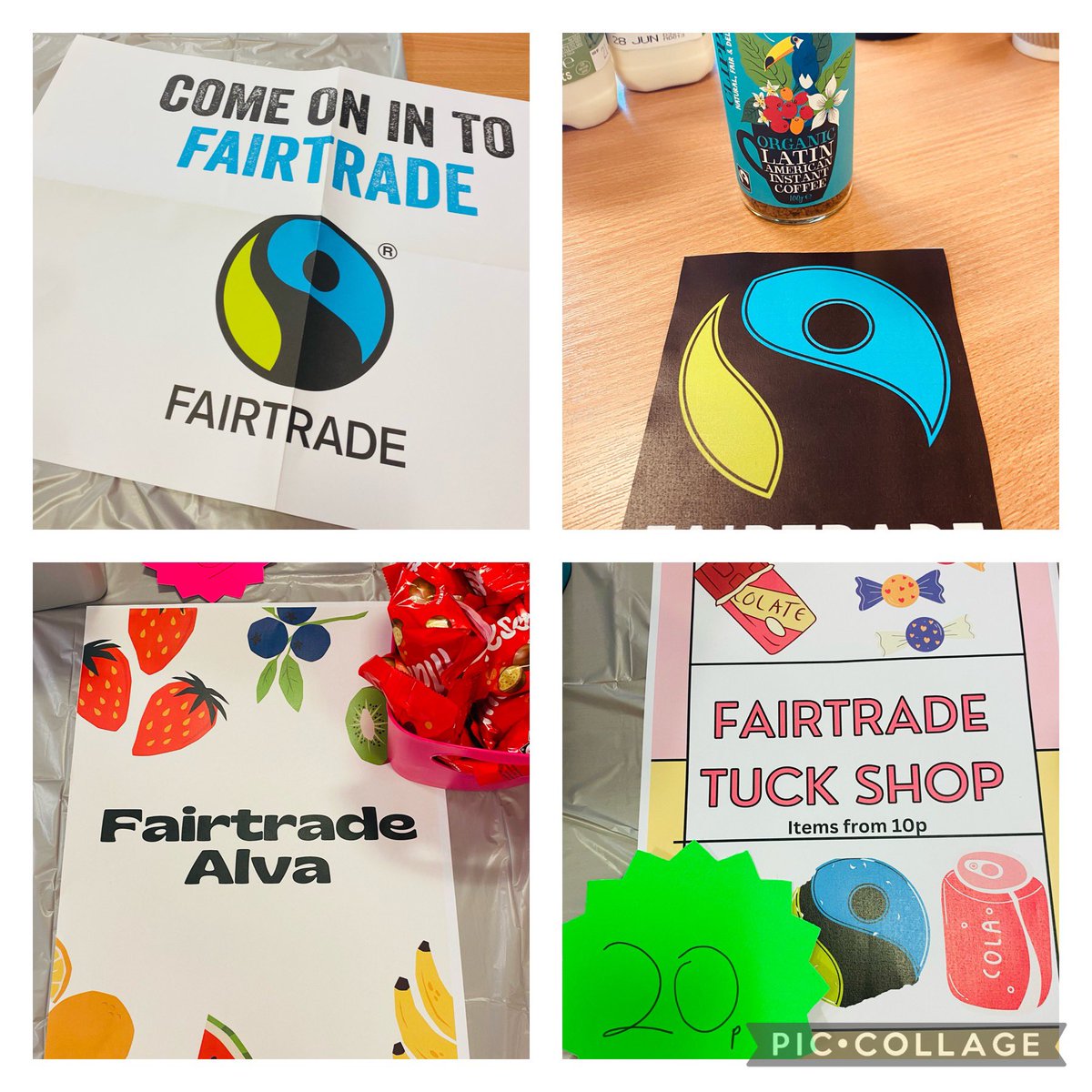MissGFreeland's tweet photo. Our faculty has been buzzing this morning as we celebrate our #Fairaware status @AlvaAcademy with a coffee morning. This term we have embedded @AlvaFairtrade into our S1 unit and it was lovely to invite SMT, our office & ANA staff to join us ๐๐ซ๐ฉต๐ https://t.co/MYgpB0cAok