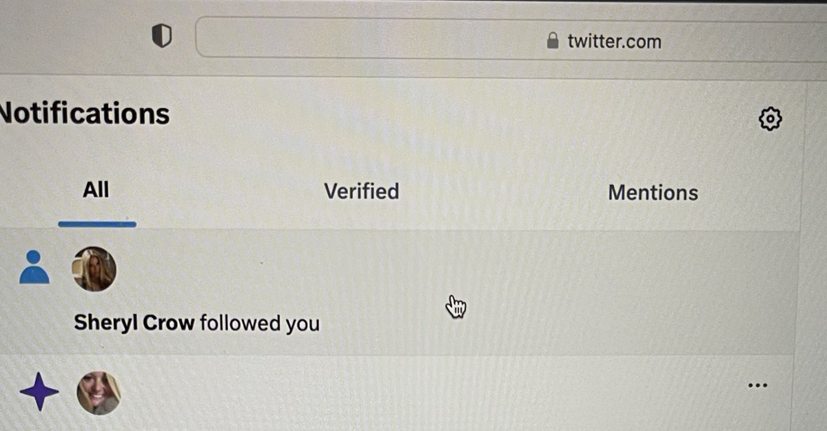 Maybe I'm going to have to start using twitter again.   Not sure <a href="/SherylCrow/">SherylCrowLovers</a> is the real Sheryl Crow, but going to tell myself she is.