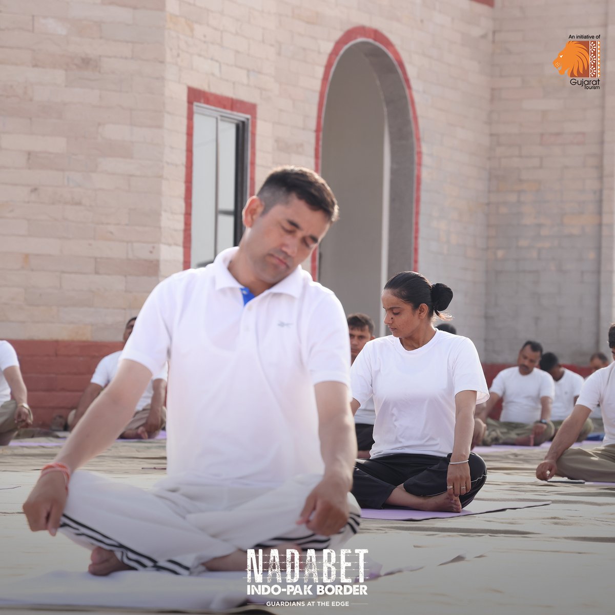 The celebration emphasised the importance of incorporating yoga into daily life to enhance overall health.

#yogaday #yogaday2023 #InternationalYogaDay #internationalyogaday2023 #visitnadabet #IndoPakBorder #NadabetBorder #gujarattourism #exploregujarat #incredibleindia
