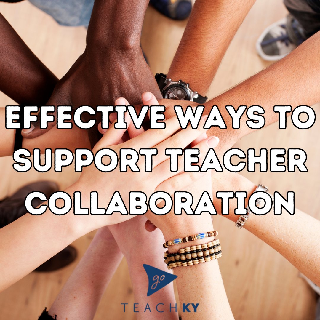 GoTeachKY's tweet photo. To maximize student learning, teacher collaboration is essential!

Some examples are:
1. Ensuring planning days with no students
2. Social and educational clubs that encourages all teachers to participate
3. Teacher learning programs

Can you think of any more?

#GoTeachKY https://t.co/iv5NBbwN3A