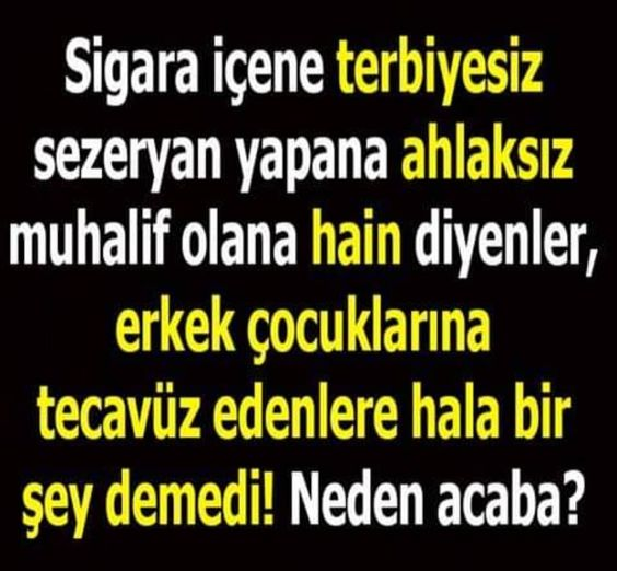 LİDERLERİ BİR ŞEY DEMEDİYSE DE , TAYFALARINDAN BİRİ ' BİR KEREDEN BİR ŞEY OLMAZ ' DEYİVERDİ . 😉 ( A L I N T I D I R ) tr.pinterest.com/pin/8483656485…