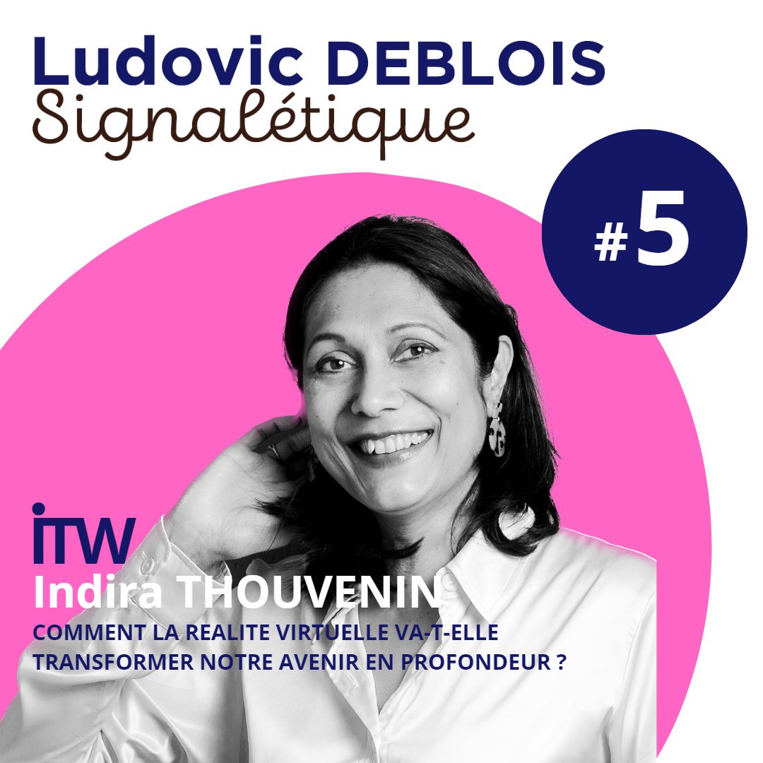 Ludovic Deblois (@ludovicdeblois) on Twitter photo 🎧Comment la réalité virtuelle va-t-elle transformer en profondeur notre avenir ?
Interview de <a href="/Indirathouvenin/">Indira Thouvenin</a> - Signalétique Episode 5
ludovicdeblois.fr/podcasts/ 🎧Comment la réalité virtuelle va-t-elle transformer en profondeur notre avenir ?
Interview de <a href="/Indirathouvenin/">Indira Thouvenin</a> - Signalétique Episode 5
ludovicdeblois.fr/podcasts/