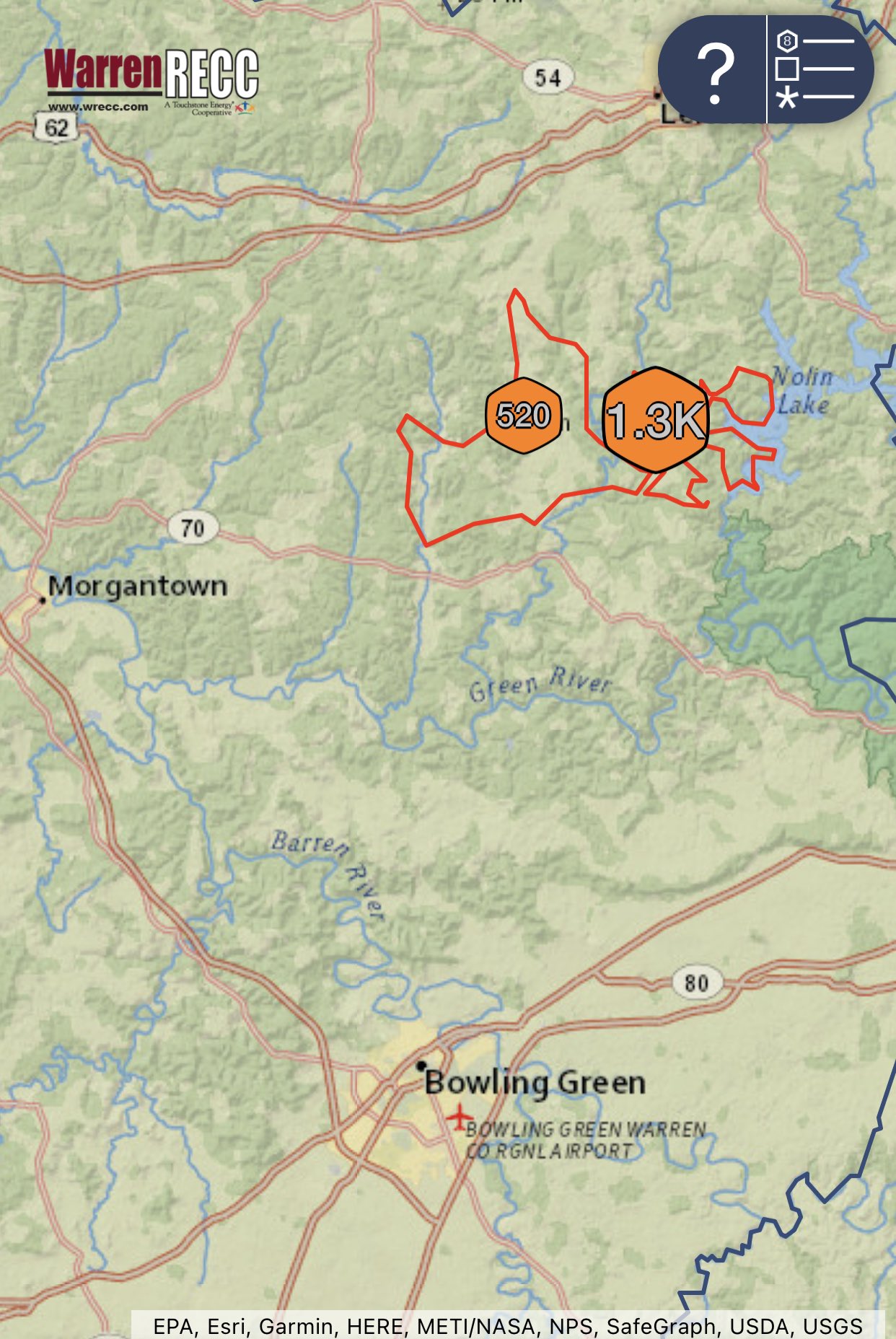 Warren Recc Power Outage Map - doj9hz0