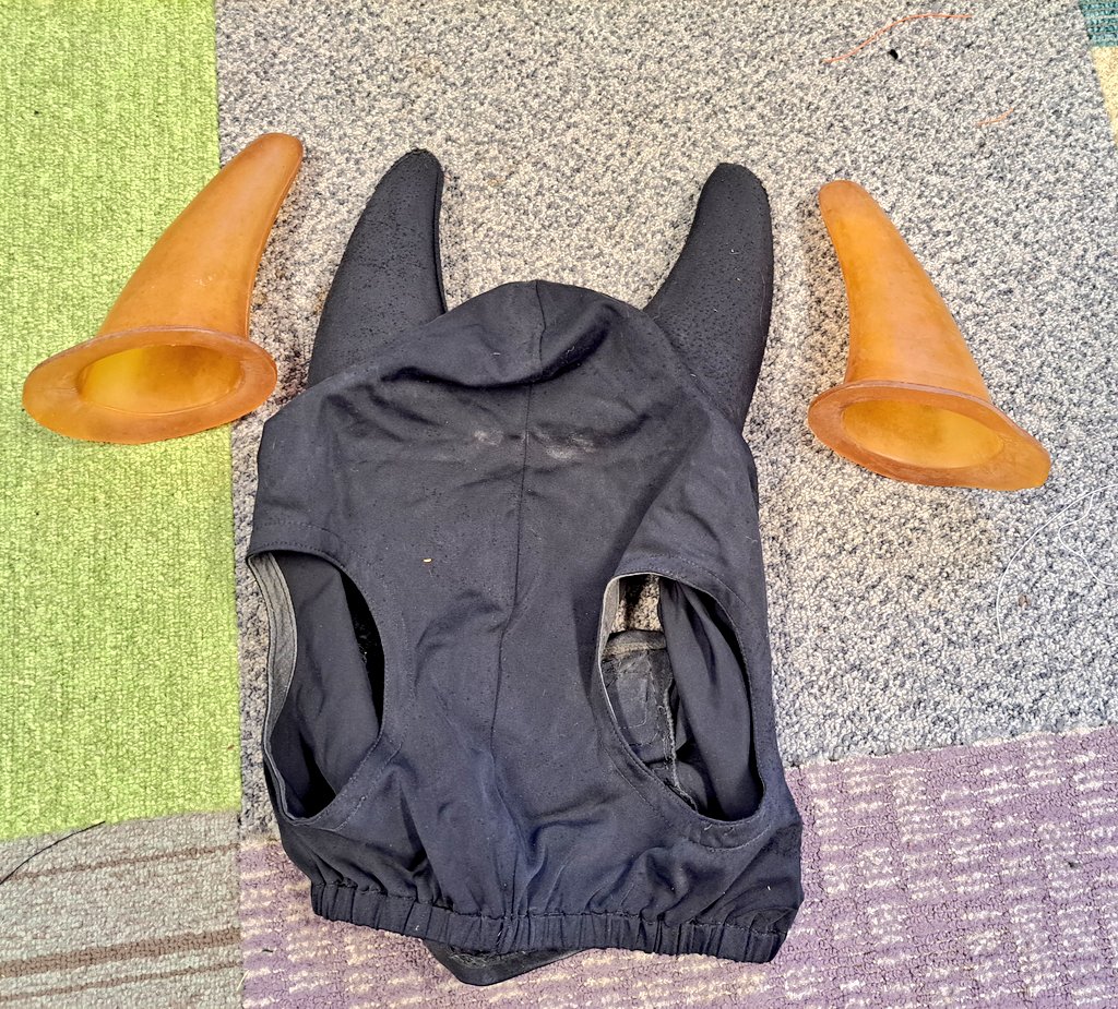 talkintack's tweet image. I think we all know how expensive the lycra hoods are for horses, are yours worn-out? 
Has the rubber in the ears disintegrated? 
Did you know I can replace  the rubber ears and usually tidy up the elastic, either by replacing it or just stitching it if you send it to me😎 #hoods