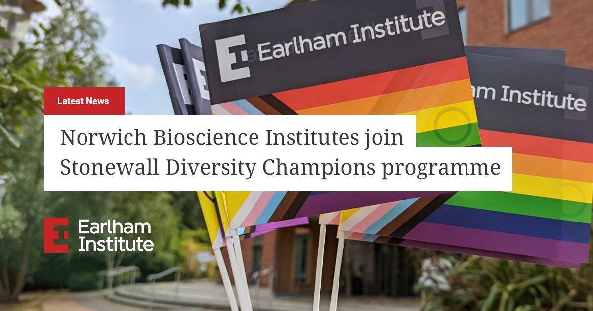 NEWS: The Earlham Institute and @TheQuadram have joined the @stonewalluk Diversity Champions, alongside @JohnInnesCentre, as part of our collective commitments to creating #diverse and #inclusive #research environments. #PrideinSTEM #LGBTQinSTEM 

➡ okt.to/knysWi