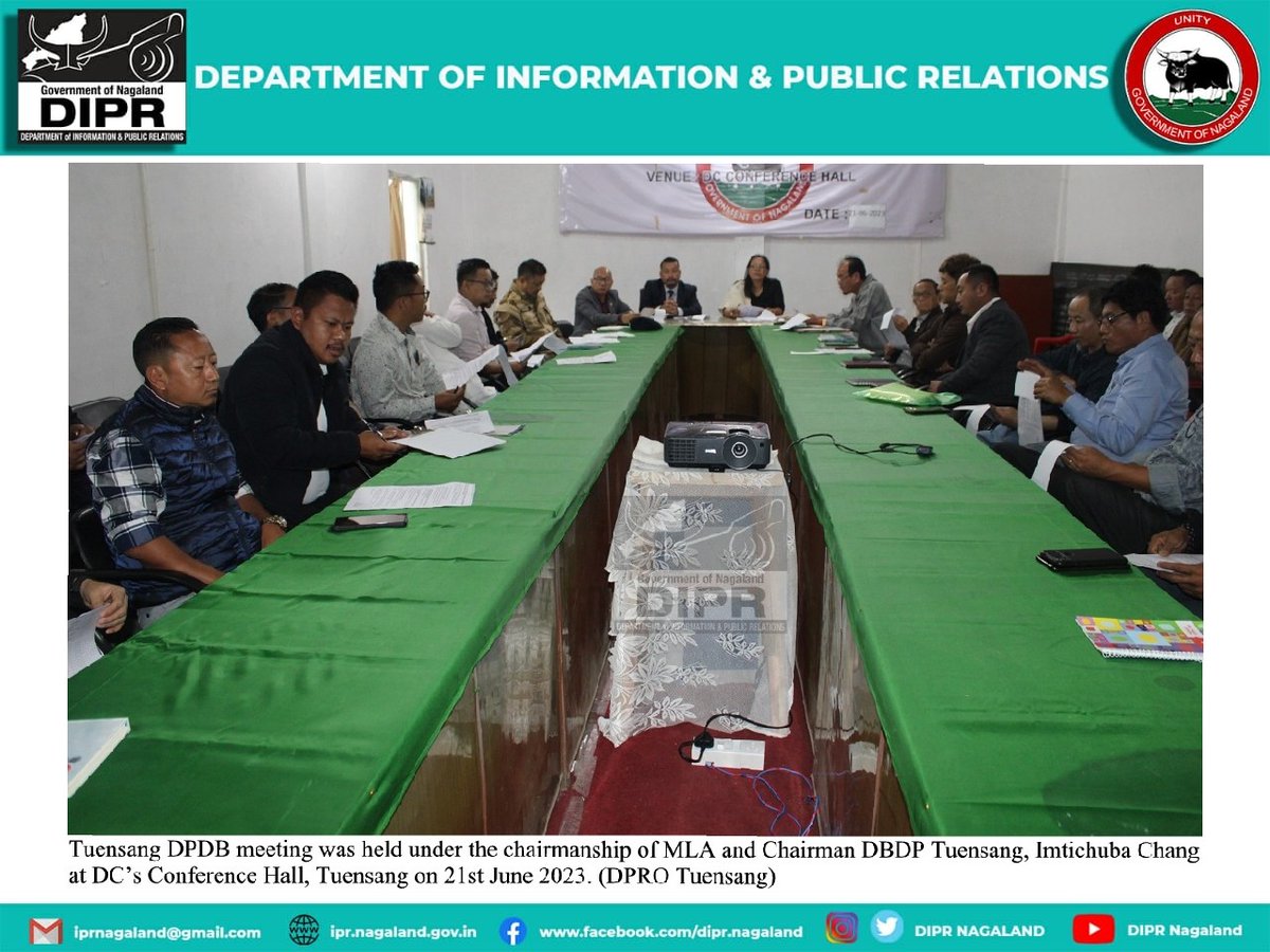 DIPR Nagaland on Twitter "The Tuensang District Planning & Development