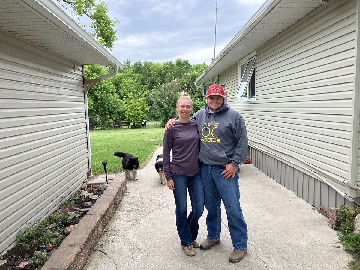 Im ever grateful for the privileged life I lead. We live the circle of life daily. Seeing Mom and Dad move from their home of over 60yrs was hard but having Adam and Erin move in as another member of the Century Farm is most heartening #ranchlife @AdamThompsonT2