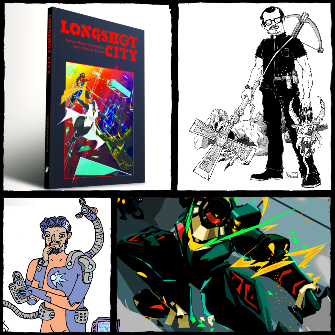 MelsonianArts's tweet photo. Longshot City is stomping through Kickstarter right now. WHO CAN STOP ITS RAMPAGE?
#rpg #ttrpg #troika #troikarpg #superhero https://t.co/5KNsTFbQpV
