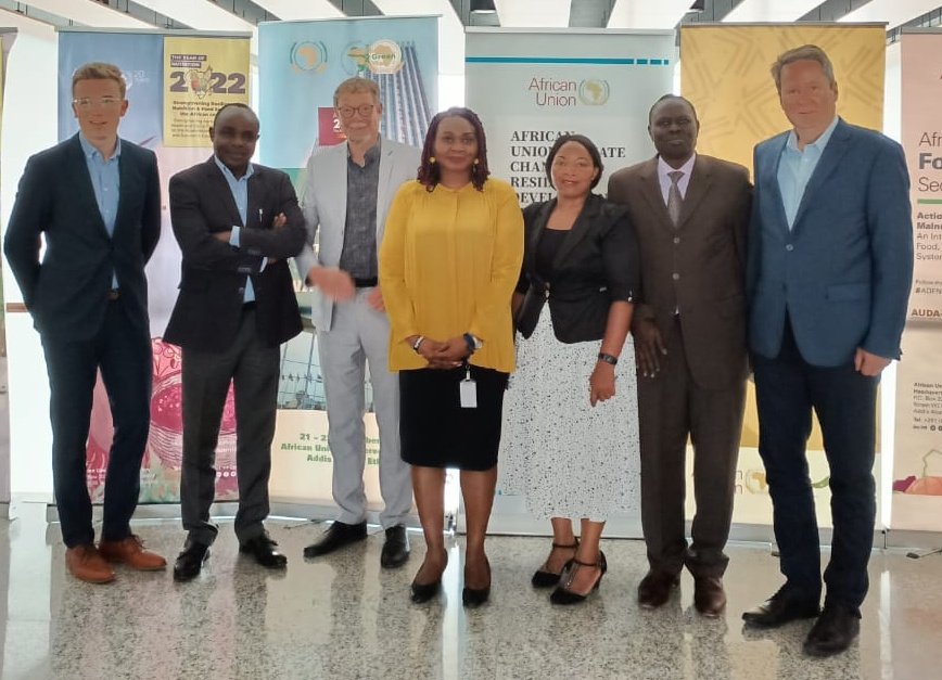 The Head of Division Dr. Janet Edeme, led discussions on Agriculture Policy Dialogue between @AU_DARB and @bmel planning mission held 21 June 2023 @_AfricanUnion HQs . The objective of the dialogue is to enhance the Resilience of #Agro_FoodSystems in Africa
