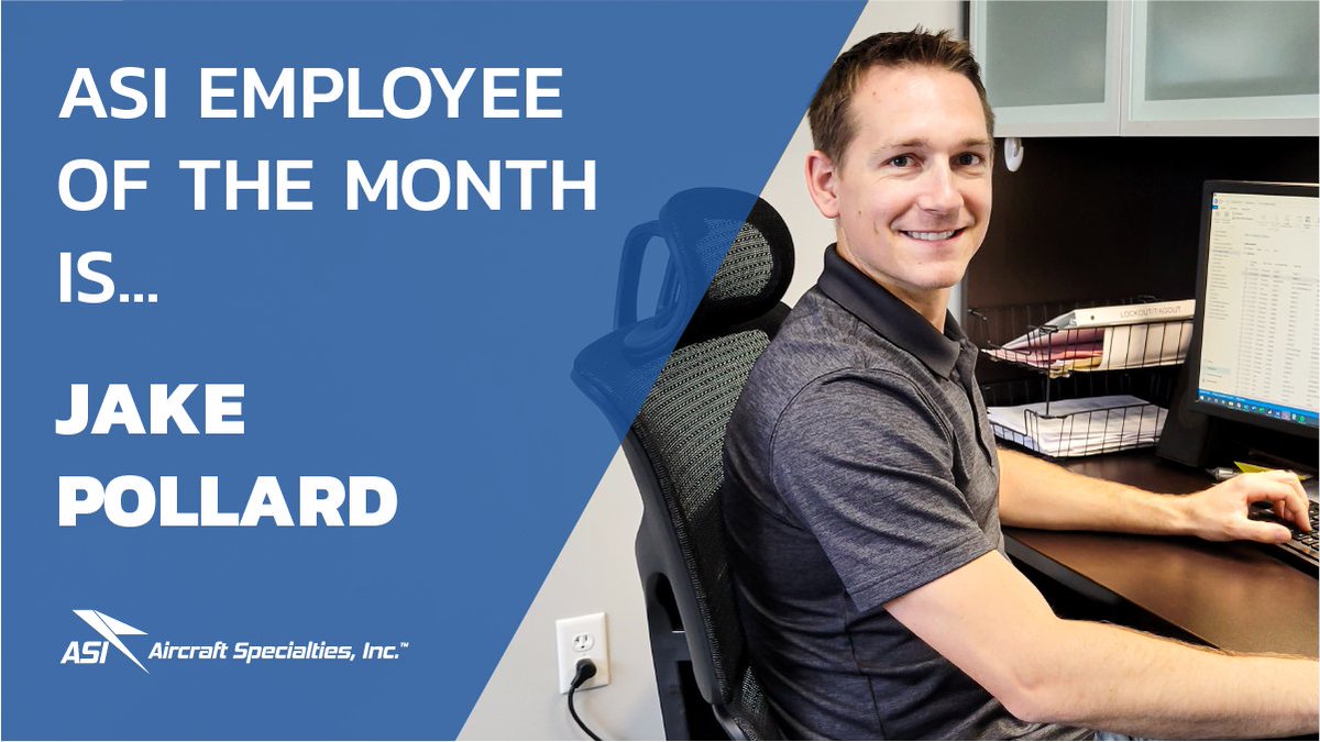 Congrats to #EmployeeOfTheMonth, Jake Pollard!

Jake is the Warehouse Manager at ASI. He was chosen as EOM for his strong work ethic, positive attitude, and his ability to communicate and coordinate well with others.

Great job, Jake!

#employeeappreciation