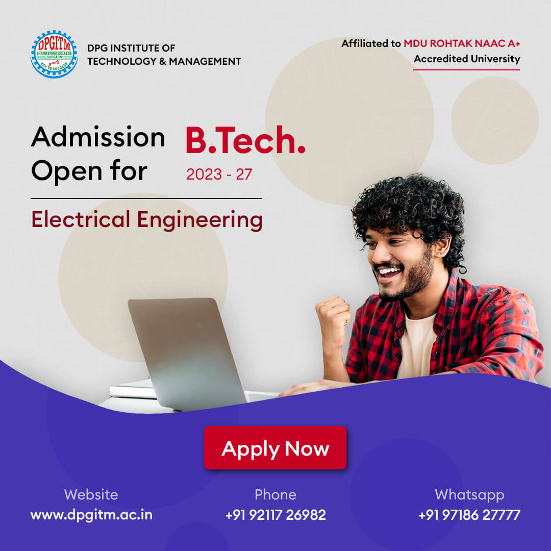 Apply now: dpgitm.ac.in

#admissions2023 #collegeadmissions #btech #btechadmission #admissionopen #bestcollegeingurugram #bestengineeringcollege