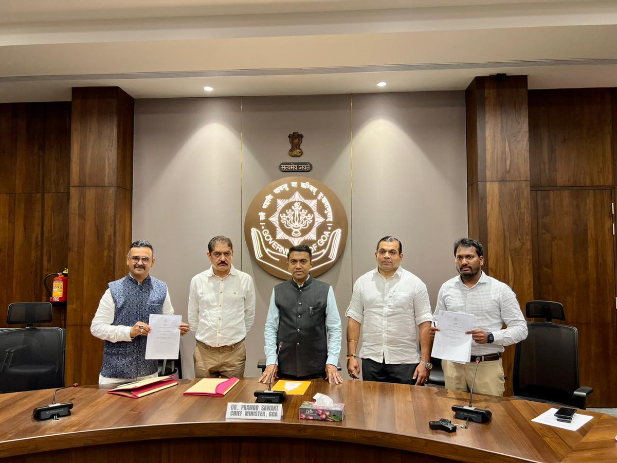 #SpiritualTourism in Goa takes off in a Big Way as GoaGovt signs MoU with Temple Connect, an organisation dedicated to Revival & Development  of the Temple Ecosystem. TempleConnect will help enhance the Tourism Potential by linking our Temples to a Global Circuit giving Worldwide…